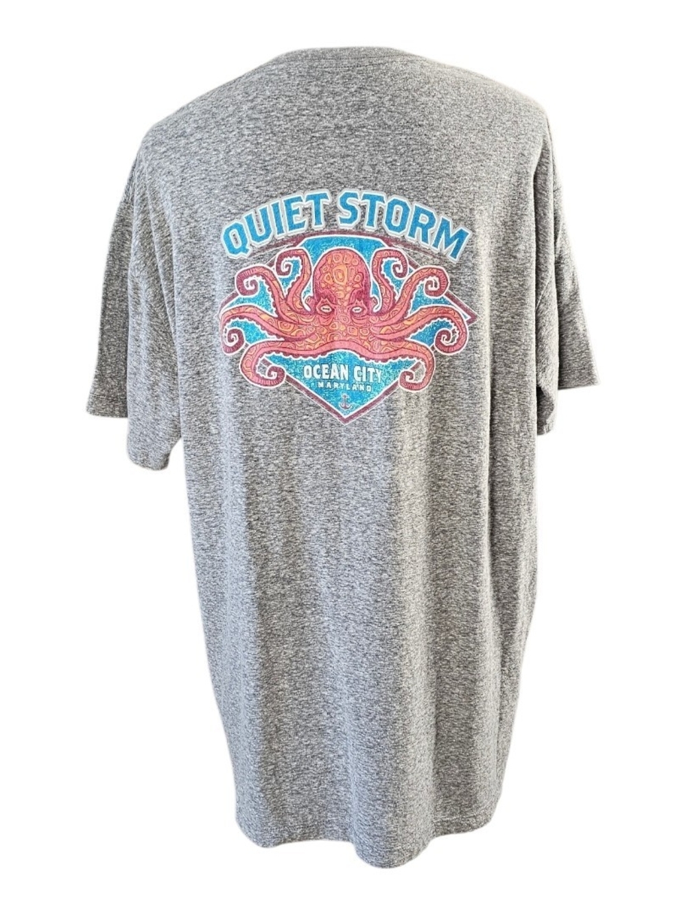 Quiet Storm Ocean City Maryland Octopus Graphic Tee XXL